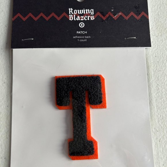 Rowing Blazers x Target Collab Adhesive Letter T Patch - Picture 1 of 1